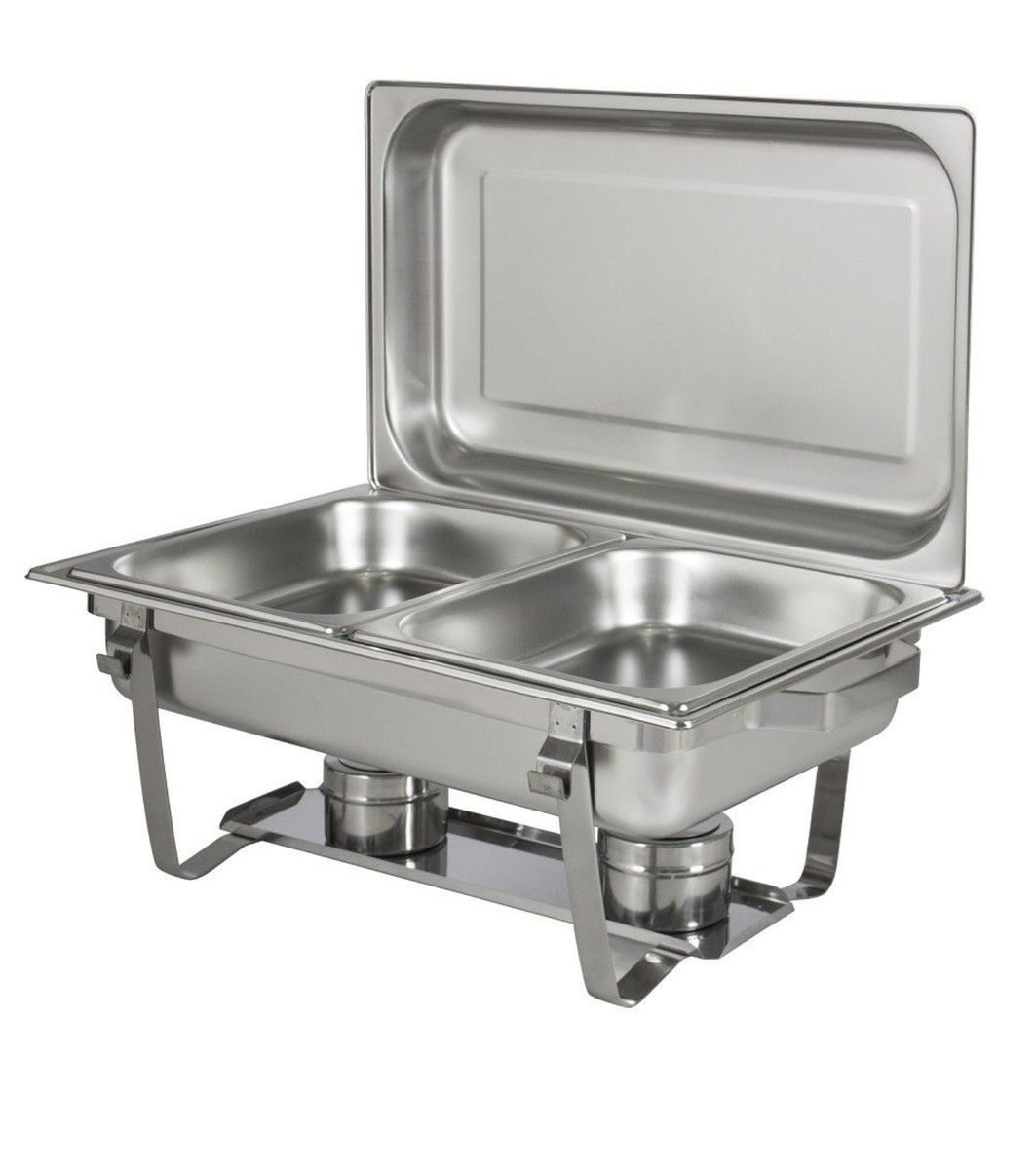 IH-Quality-Stainless-Steel-Double-Tray-Chafing-Dish-Food-Warmer