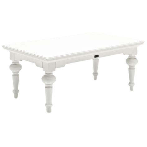 White Wooden table