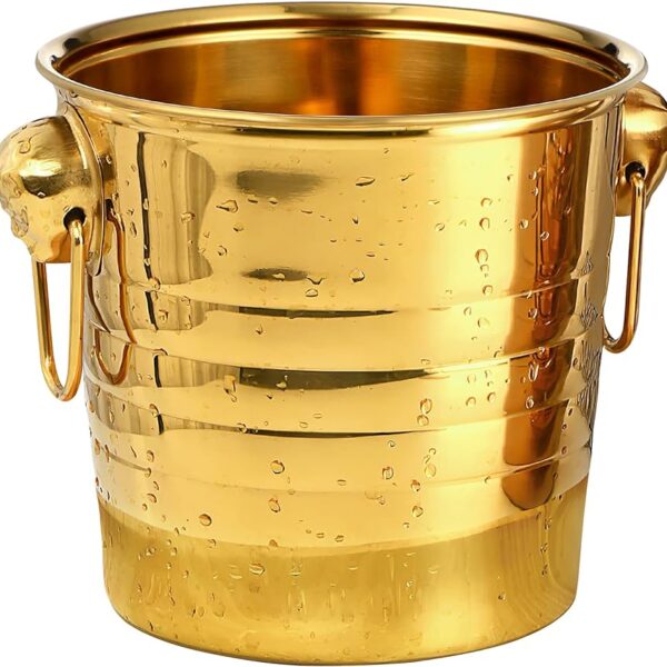 Medium gold ice bucket