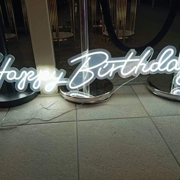 Happy Birthday Light Sign