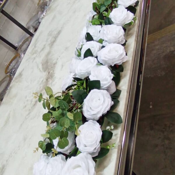 White Flower Runner