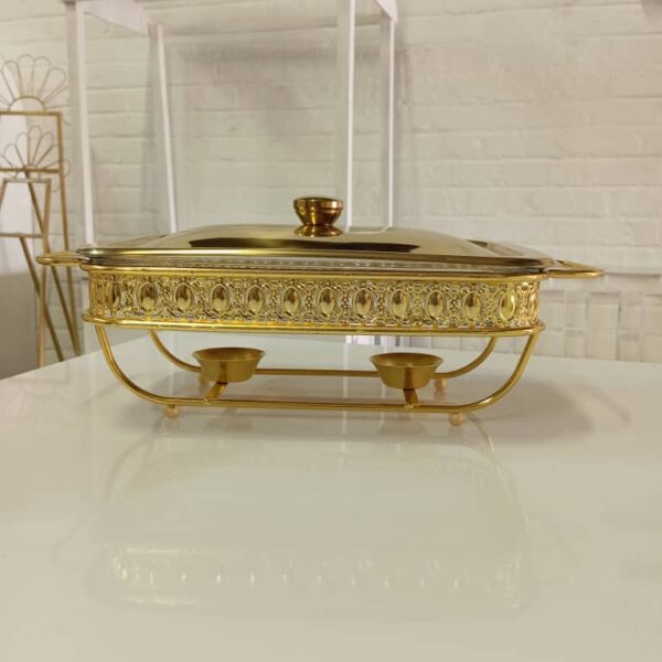 Gold squire chafing dish