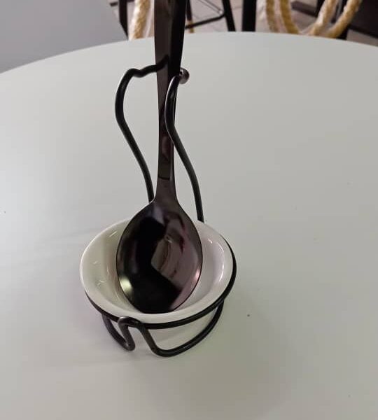 Black Serving Spoon & Ladle